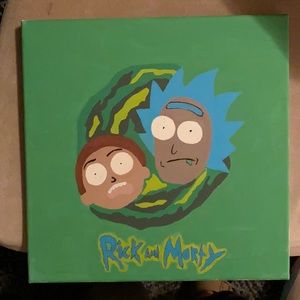 Rick and Marty painting